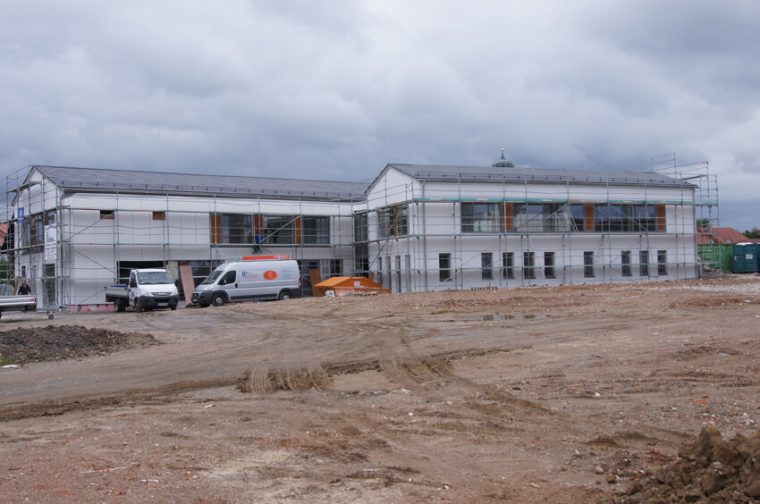 Begegnungszentrum Niederwinkling im Rohbau anno 2014